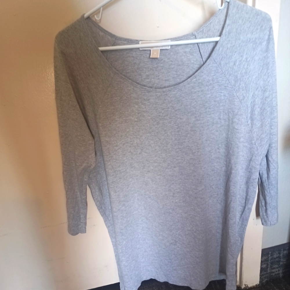 Gray 3/4 sleeve michael kors casual size medium